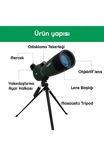 anaway shopping SVBONYSV28 75X Zoom Teleskop Monoküler Su Geçirmez Dürbün - 5