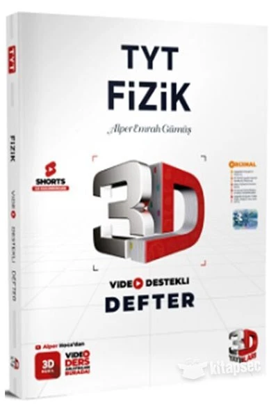 TYT Fizik Video Destekli Defter 3D Yayınları