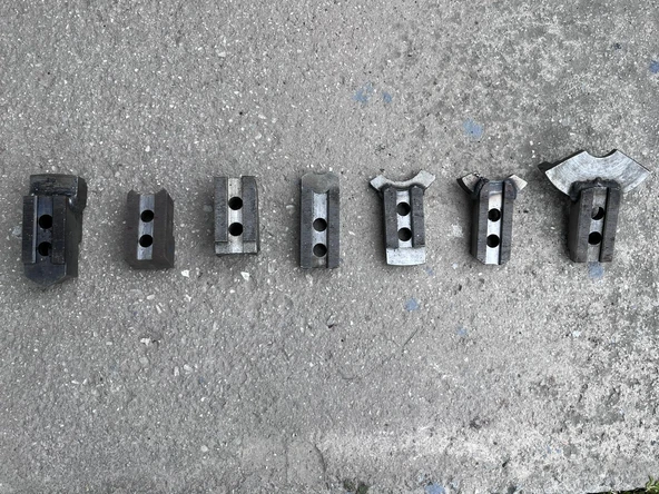 Cnc Makinesi Ayna Yumuşak Ayak 21 Adet (Çıkma Parça) - 2