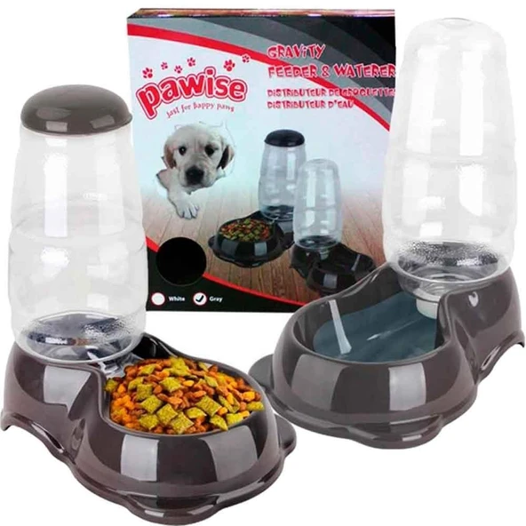 Pawise Gravity Otomatik Mama ve Su Kabı 2,65 Lt