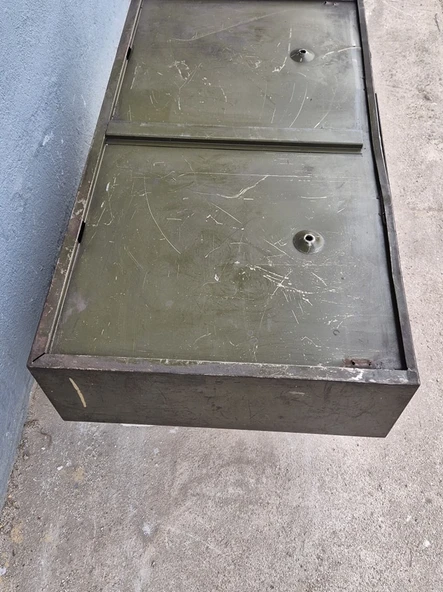 Vintage Endüstriyel Metal Çekmeceli Parça Dolabı 91x48x18cm - 6