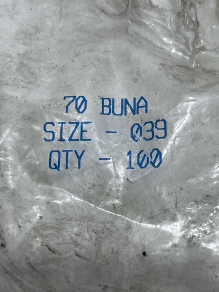 70 Buna O Ring Conta Size 039 (90 Adet) - 5