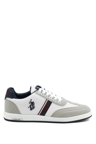U.S. Polo Assn. KARES 5FX 101932518 Erkek Sneaker Ayakkabı Beyaz 40-45 - 4