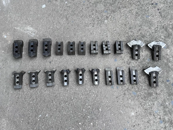 Cnc Makinesi Ayna Yumuşak Ayak 21 Adet (Çıkma Parça)