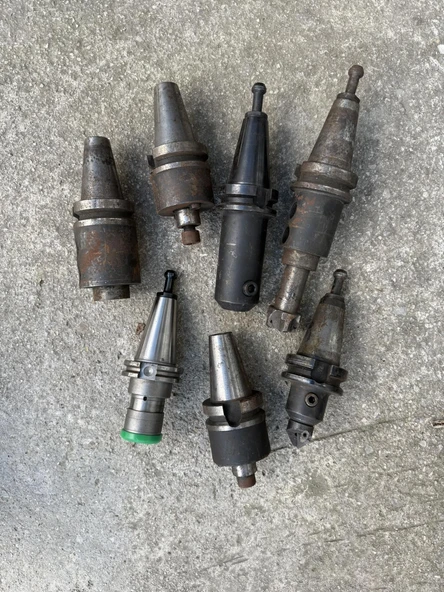 Cnc Makinesi BT Tip Takım Tutucu 7 Adet Lot 6 (Çıkma Parça)