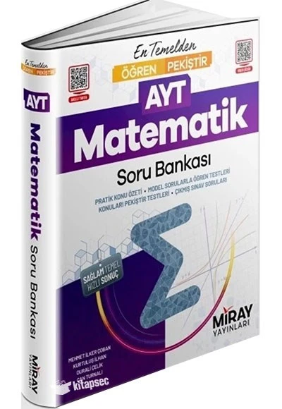 AYT Matematik Konu Özetli Soru Bankası Öğren Pekiştir Miray Yayınları