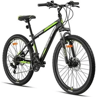 MAGNUM - 20  - MTB - 10' - 21 Vites - M.Disc - Mat Siyah-Yeşil/Gri