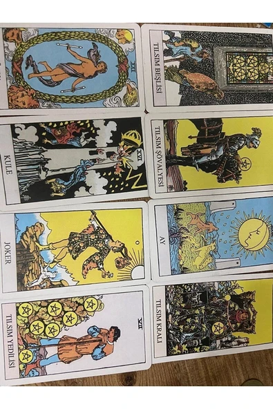 Tarot Kartı 78'li Klasik Tarot Destesi Türkçe - 2