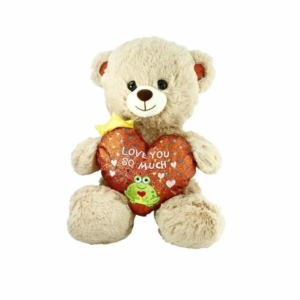 Nessiworld PJH2323 Peluş Kalpli Ayı Love You 30 cm ürün görseli 1