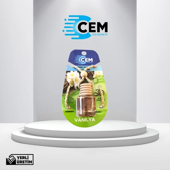 CEM CAR CARE Cam Fanus Vanilya 8 ml Ayna Kokusu - 2