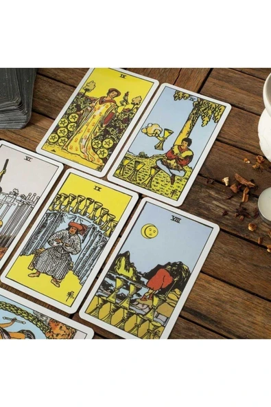 Tarot Kartı 78'li Klasik Tarot Destesi Türkçe - 5