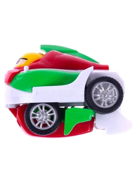 Formula Arabası Uzay Arabasına Dönüşüyor Sürtmeli Araba - 1 Adet - 6