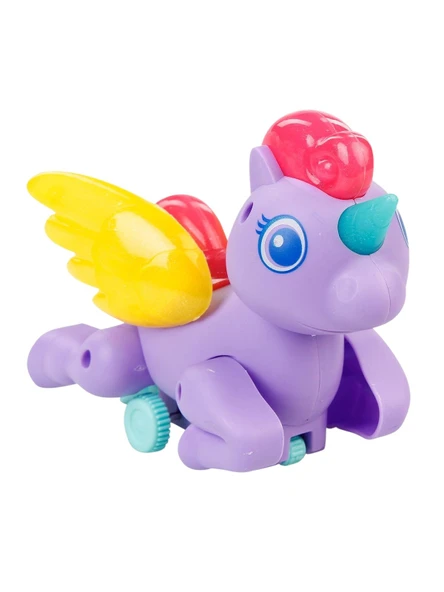 Sevimli Pony At İpli Çekmeli Pilli Işıklı Unicorn Çekbırak Unicorn Pony - MOR