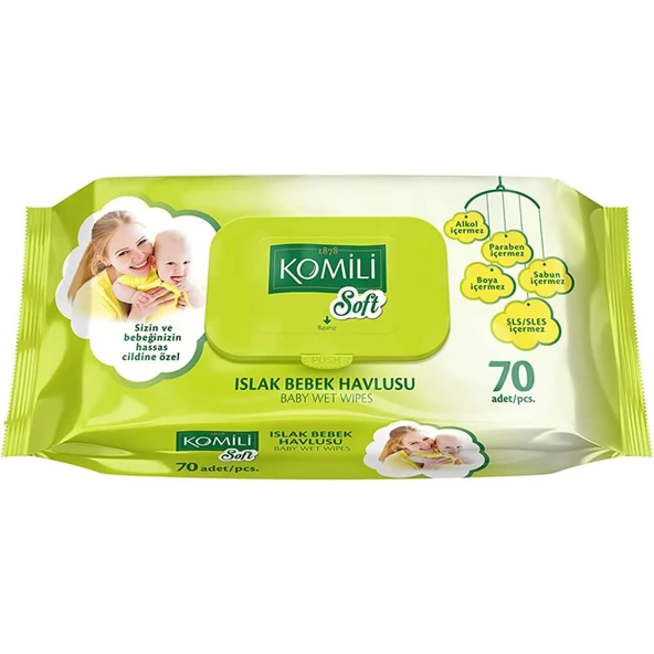 Komili Soft Islak Mendil 18x70 1260 Yaprak