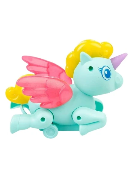 Sevimli Pony At İpli Çekmeli Pilli Işıklı Unicorn Çekbırak Unicorn Pony - MİNT - 2