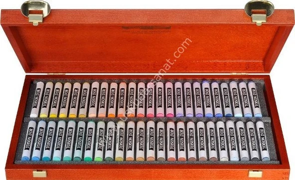 Kohinoor Set Of Artist´S Soft Pastel (toz pastel) 8596 48li Ahşap Set ürün görseli 1