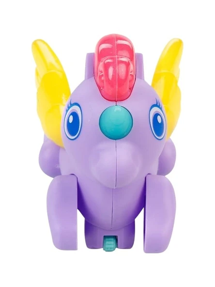 Sevimli Pony At İpli Çekmeli Pilli Işıklı Unicorn Çekbırak Unicorn Pony - MOR - 2