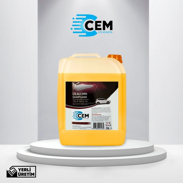 CEM CAR CARE Cilalı Oto Şampuan 5 LT - 2