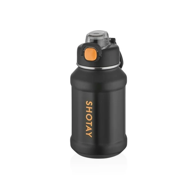 Shotay Çelik Termos Matara 720Ml Siyah