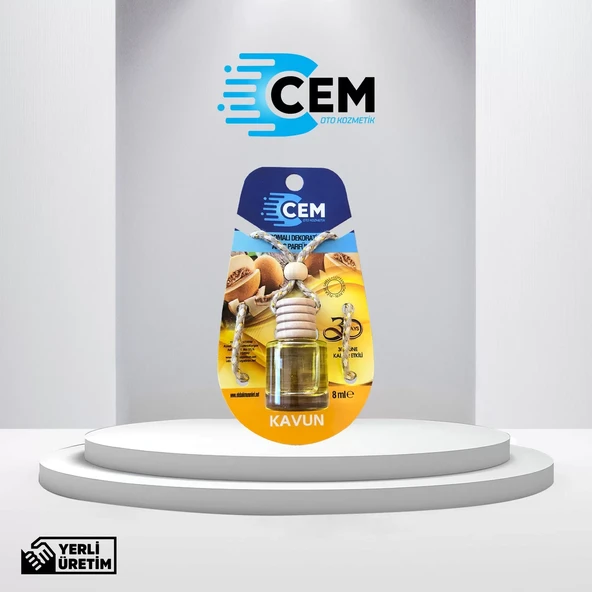 CEM CAR CARE Cam Fanus Kavun 8 ml Ayna Kokusu - Resim 2