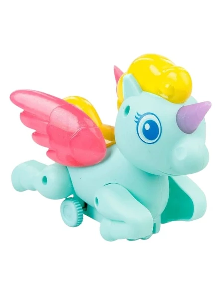 Sevimli Pony At İpli Çekmeli Pilli Işıklı Unicorn Çekbırak Unicorn Pony - MİNT