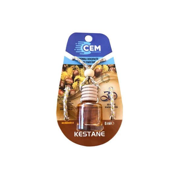 CEM CAR CARE Cam Fanus Kestane 8 ml Ayna Kokusu ürün görseli