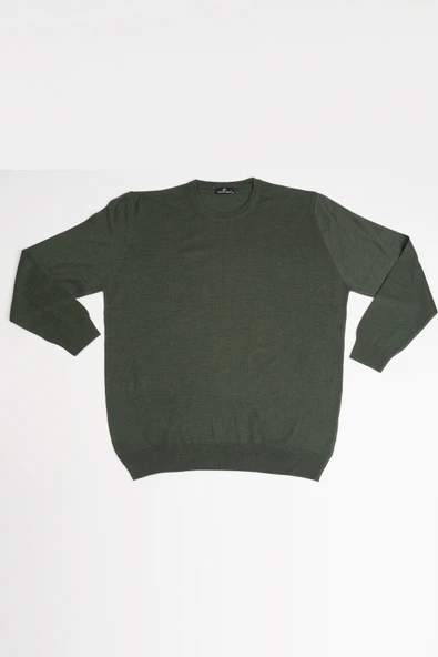 Woolen World Bisiklet Yaka Battal (Büyük Boy) Yünlü Triko Kazak - 3