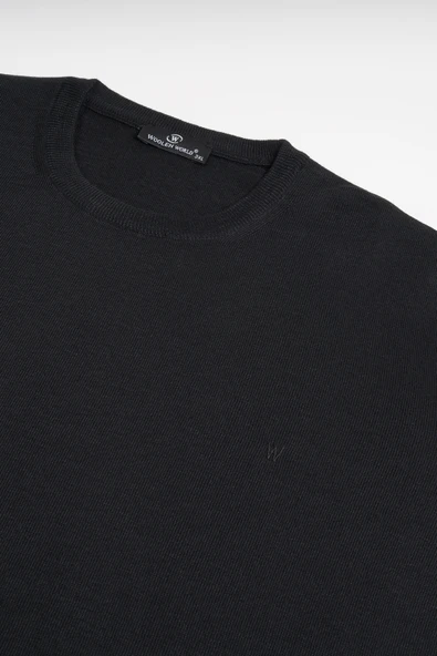 Woolen World Bisiklet Yaka Battal (Büyük Boy) Yünlü Triko Kazak - 10