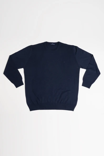 Woolen World Bisiklet Yaka Battal (Büyük Boy) Yünlü Triko Kazak - 5