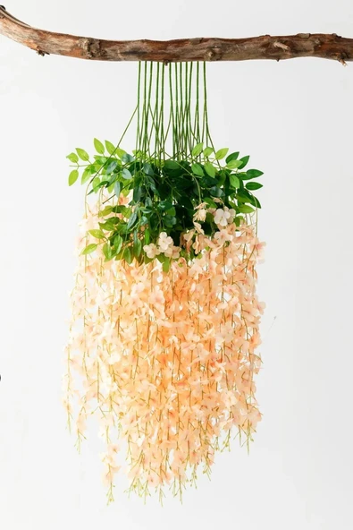 Yapay Sarkan Akasya Çiçeği 100 Cm SOMON 12 Li Paket DÜĞÜN NİŞAN DEKOR BALKON - 2