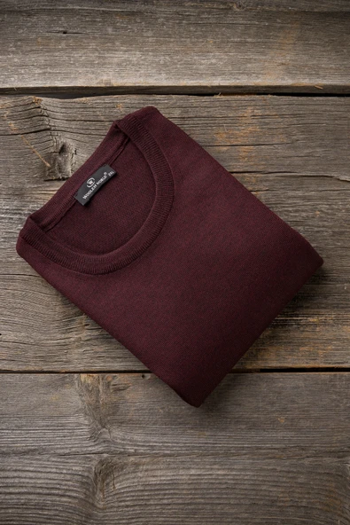 Woolen World Bisiklet Yaka Battal (Büyük Boy) Yünlü Triko Kazak - 11