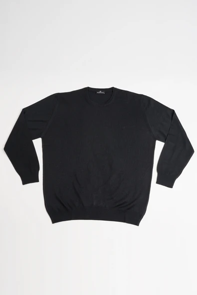 Woolen World Bisiklet Yaka Battal (Büyük Boy) Yünlü Triko Kazak - 9