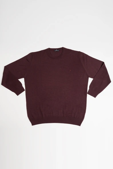 Woolen World Bisiklet Yaka Battal (Büyük Boy) Yünlü Triko Kazak - 12