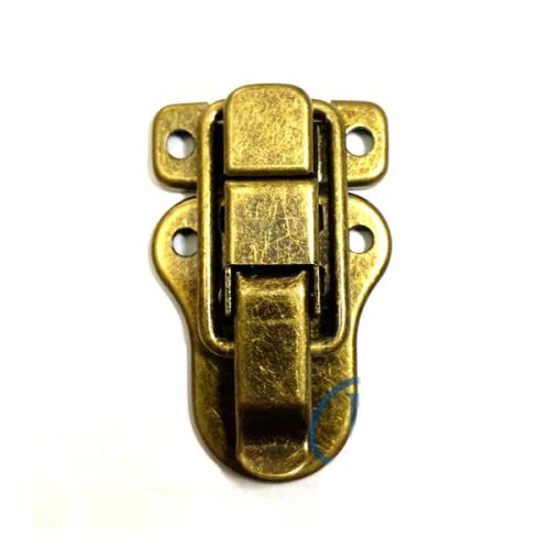 Sandık, Kutu Klipsi, Ön Kilidi - 48x30mm, Antik, 100 Adet ürün görseli 1