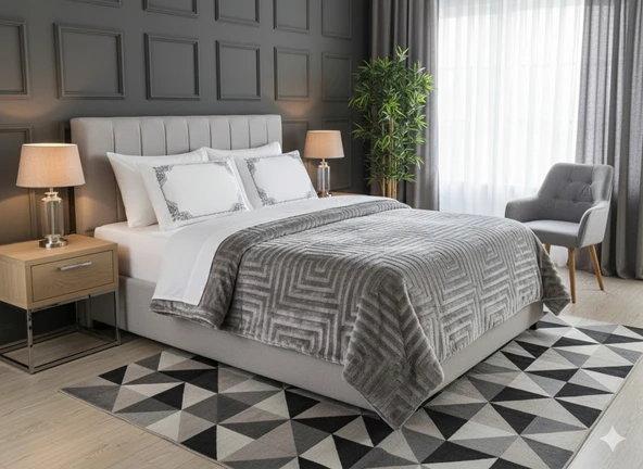 ECOSSE AGOSSA 6 PARÇA BATTANİYE SETİ GÜMÜŞ ürün görseli