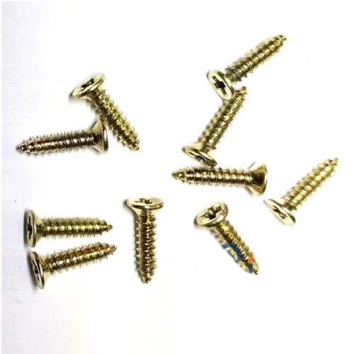 Klips, Menteşe, Ayak, Ağaç, Sunta Vidası 2,2x9,5mm - Sarı 100 Adet TdrTR
