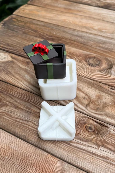 KÜP PAKET Kapaklı Silikon Kap Kalıbı - 3