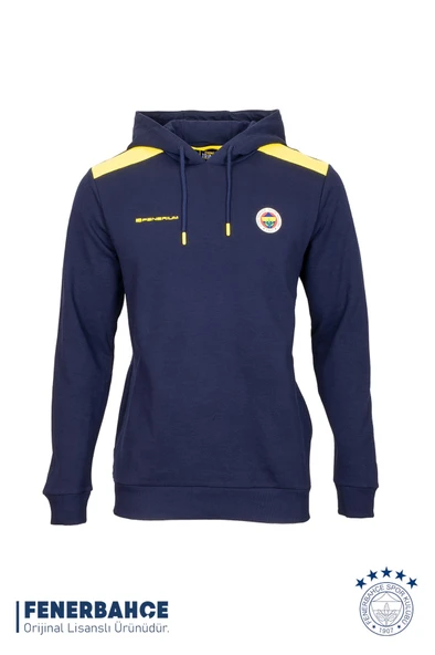 Fenerbahçe Orijinal Lisanslı Kapüşonlu Sweat Eşofman Alt Set - 2