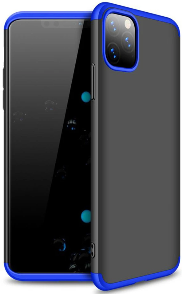 Apple iPhone 11 Pro Kılıf 360 Tam Koruma Kapak 3 Parça Slim Fit - Resim 6