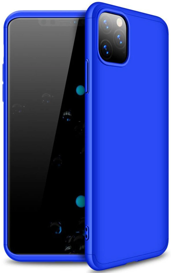 Apple iPhone 11 Pro Kılıf 360 Tam Koruma Kapak 3 Parça Slim Fit - Resim 7