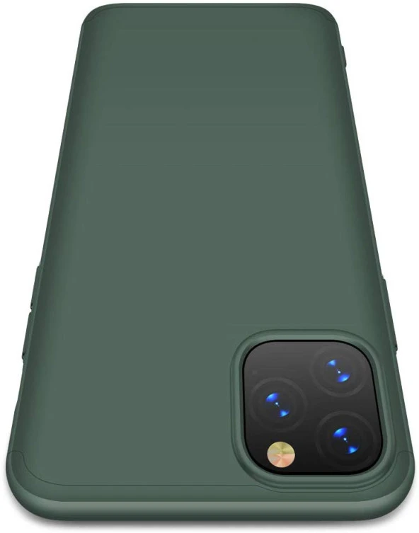 Apple iPhone 11 Pro Kılıf 360 Tam Koruma Kapak 3 Parça Slim Fit - Resim 12