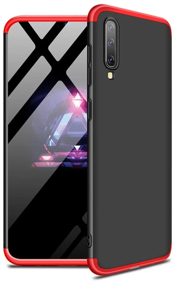 Samsung Galaxy A70 Kılıf 360 Tam Koruma Kapak 3 Parça Slim Fit