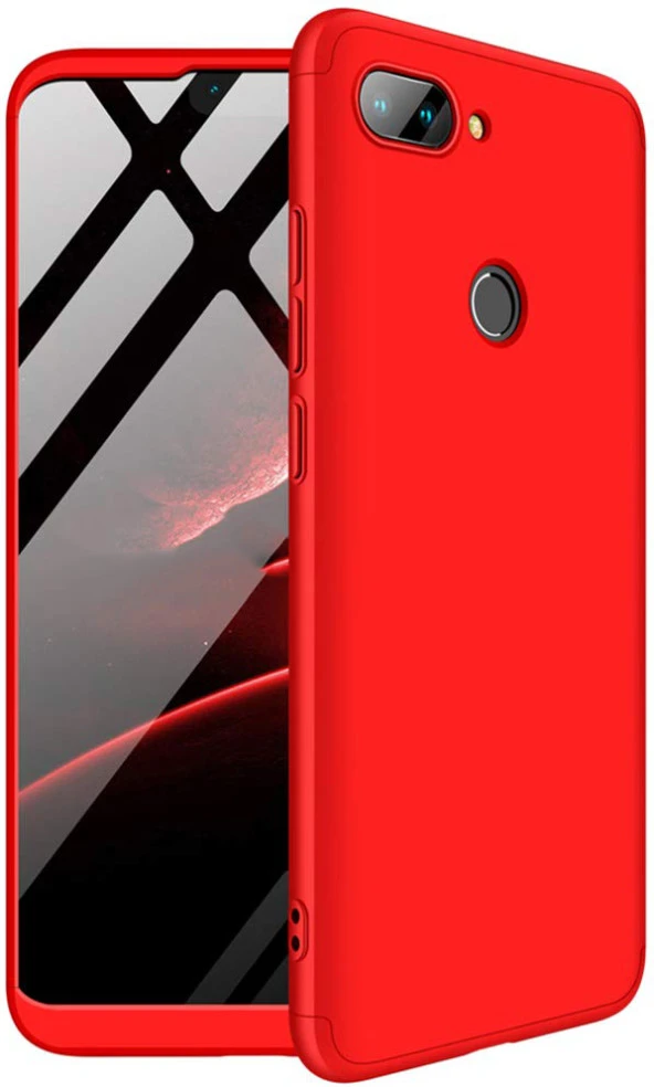Xiaomi Mi 8 Lite Kılıf 360 Tam Koruma Kapak 3 Parça Slim Fit - 3