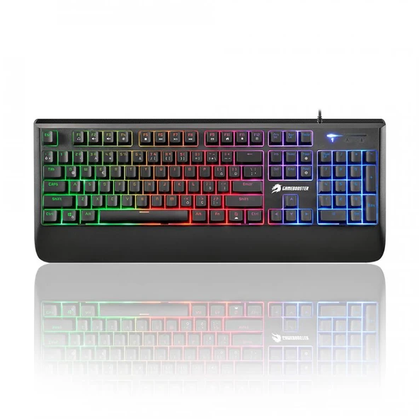 GAMEBOOSTER  g4 pulsefire rainbow aydinlatmali semi-mechanical oyun klavyesi