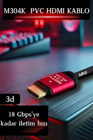 MN6 M304K 4k hdmi kablo/hdmi kablo 1.5 Metre-HDR-HDTV2.0-3D-24K gold-Plated connector Ultra P hdmi kablo - 3