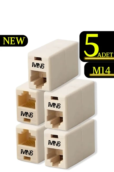 MN6 M14 kablo birleştirici/5 Adet-Cat5/5e-Cat6-uyumlu/lan kablosu Birleştirici Ara Aparatı