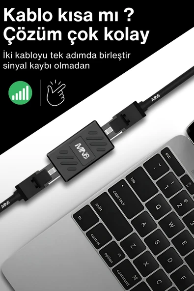 MN6 M13x Kablo Birleştirici/2 adet-cat5-cat6-cat7-cat8-uyumlu/lan Kablosu Birleştirici Ara Aparatı - 2