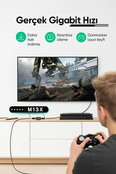 MN6 M13x Kablo Birleştirici/2 adet-cat5-cat6-cat7-cat8-uyumlu/lan Kablosu Birleştirici Ara Aparatı - 6