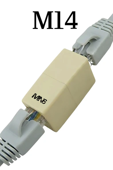 MN6 M14 kablo birleştirici/5 Adet-Cat5/5e-Cat6-uyumlu/lan kablosu Birleştirici Ara Aparatı - 2