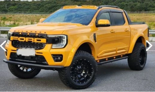 LEDLİ PANJUR 2022+ SİYAH RANGER RAPTOR T9 UYUMLU - Resim 3